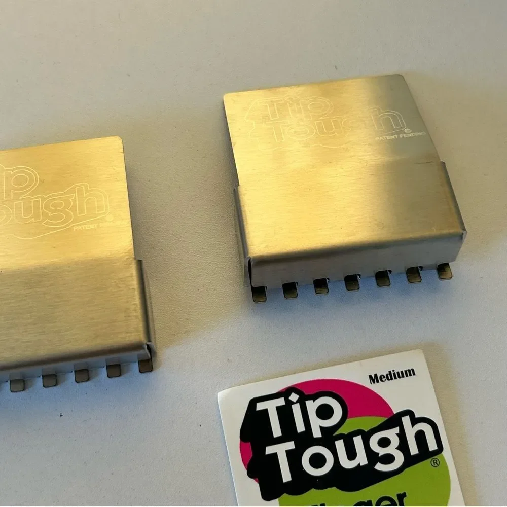 TIP TOUGH STAINLESS STEEL FINGER GUARD FOR CUTTING & CHOPPING